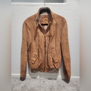 Golden Bear suede bomber jacket, Mens, S